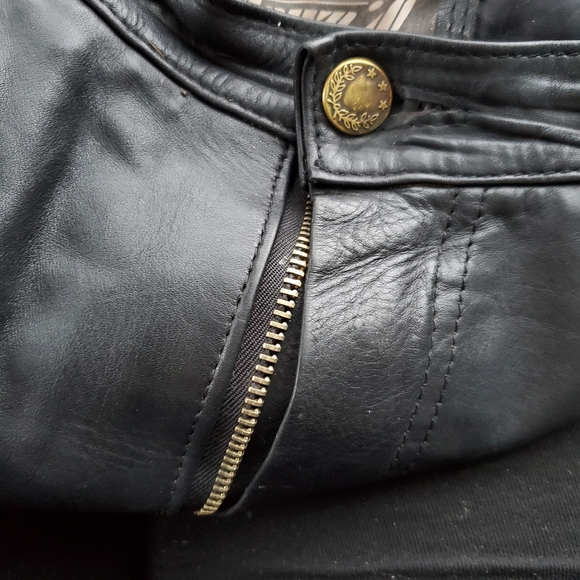 Black Leather Pants - Picture 6 of 12